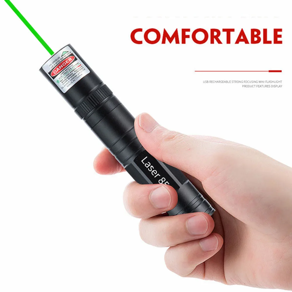 Mini Portable Laser Green Point Laser Pointer USB Charger 5mW High Power Combustion Device 850 Laser with 16340 Battery
Mini Portable Laser Green Point Laser Pointer USB Charger 5mW High Power Combustion Device 850 Laser with 16340 Battery