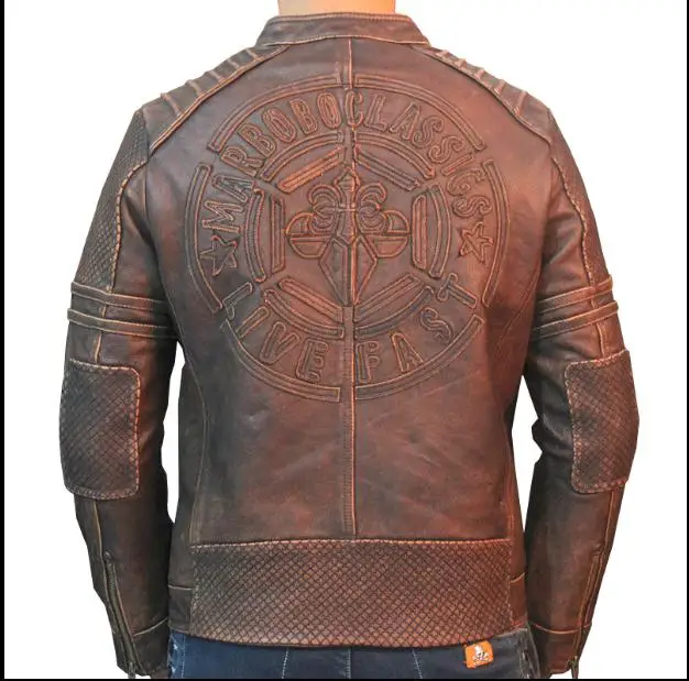 Plus Size Biker Jacket 100% Genuine Mens Jackets Vintage Quality Men Leather Motor Coat
Plus Size Biker Jacket 100% Genuine Mens Jackets Vintage Quality Men Leather Motor Coat