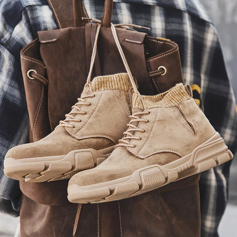2020 New Men Boots Leather Waterproof Lace Up Military Boots Men Winter Ankle Lightweight Shoes for Men Autumn Winter Casual 
2020 New Men Boots Leather Waterproof Lace Up Military Boots Men Winter Ankle Lightweight Shoes for Men Autumn Winter Casual