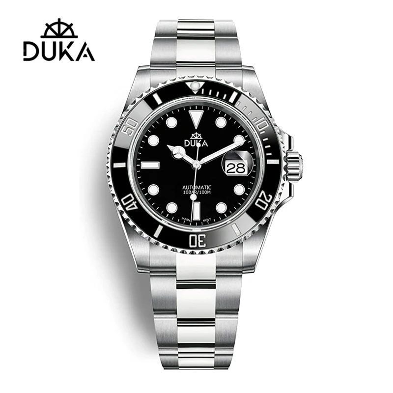DUKA Men's Watches 40MM Top Brand Luxury Waterproof Automatic Watch Men Mechanical NH35 Sport Stainless Steel Clock reloj hombre
DUKA Men's Watches 40MM Top Brand Luxury Waterproof Automatic Watch Men Mechanical NH35 Sport Stainless Steel Clock reloj hombre