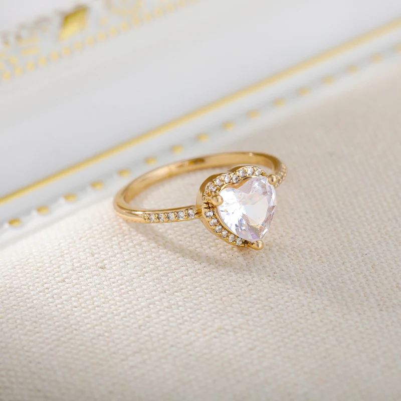 Trendy Heart Rings for Women Cute Crystal Ring Simple Love Ring For Couple Wedding Party Jewelry Gifts Finger Accessorie
Trendy Heart Rings for Women Cute Crystal Ring Simple Love Ring For Couple Wedding Party Jewelry Gifts Finger Accessorie