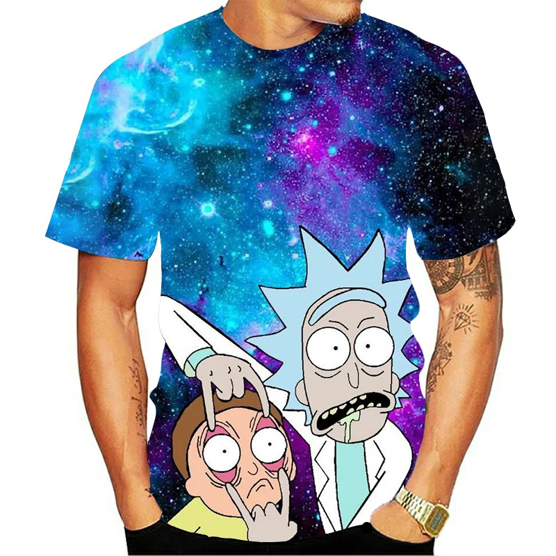 Rick 3d Printing T-shirt New Women's t-shirts Harajuku Men's shirt Cartoon oversized t shirt Short Sleeve Funny Top Street wear
Rick 3d Printing T-shirt New Women's t-shirts Harajuku Men's shirt Cartoon oversized t shirt Short Sleeve Funny Top Street wear
