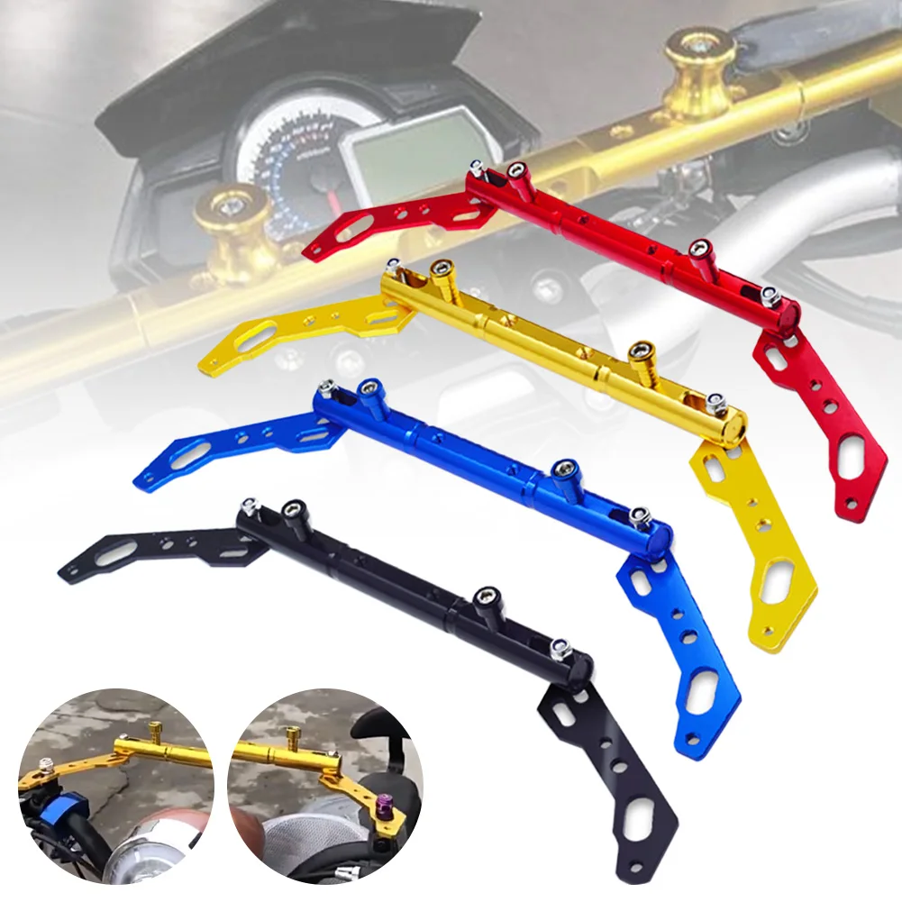 Motorbike Handlebar Cross-Bar Aluminum Alloy Phone Holder Fixed Bracket Strength Lever Balance Handlebar Motorcycle Accessories
Motorbike Handlebar Cross-Bar Aluminum Alloy Phone Holder Fixed Bracket Strength Lever Balance Handlebar Motorcycle Accessories