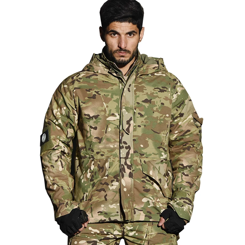 HAN WILD Winter Camouflage Tactical Jacket Men Waterproof Warm Thick Fleece Liner Windbreaker Hooded Army Field Military Coat
HAN WILD Winter Camouflage Tactical Jacket Men Waterproof Warm Thick Fleece Liner Windbreaker Hooded Army Field Military Coat