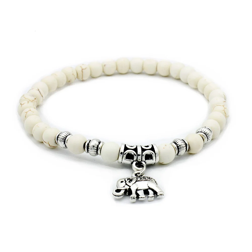 6mm Synthetic Simple And Stylish Elephant Pendant Bracelet Bead Natural Stones Men Bangle Set Jewelry Chakra Yoga
6mm Synthetic Simple And Stylish Elephant Pendant Bracelet Bead Natural Stones Men Bangle Set Jewelry Chakra Yoga