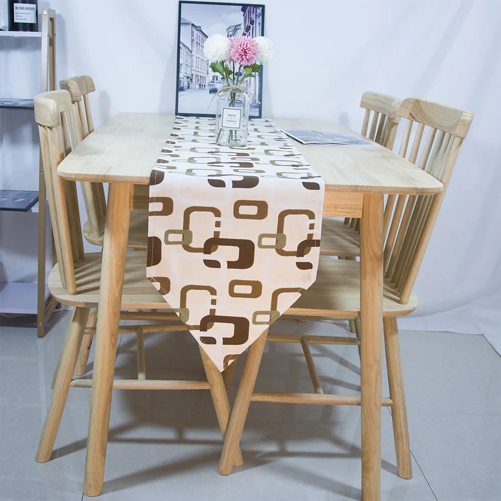 Super Thick Cotton Cloth Beige Color Geometrical Element Printed Table Runner For Wedding Party Banquet Decoration Cabinet Cover
Super Thick Cotton Cloth Beige Color Geometrical Element Printed Table Runner For Wedding Party Banquet Decoration Cabinet Cover