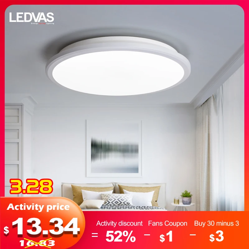 LED Ceiling Lights Lamp Energy Saving Cold 6500K 2 Years Warranty 15W/22W/28W Suitable For Bedroom, Kitchen, Aisle, Balcony
LED Ceiling Lights Lamp Energy Saving Cold 6500K 2 Years Warranty 15W/22W/28W Suitable For Bedroom, Kitchen, Aisle, Balcony