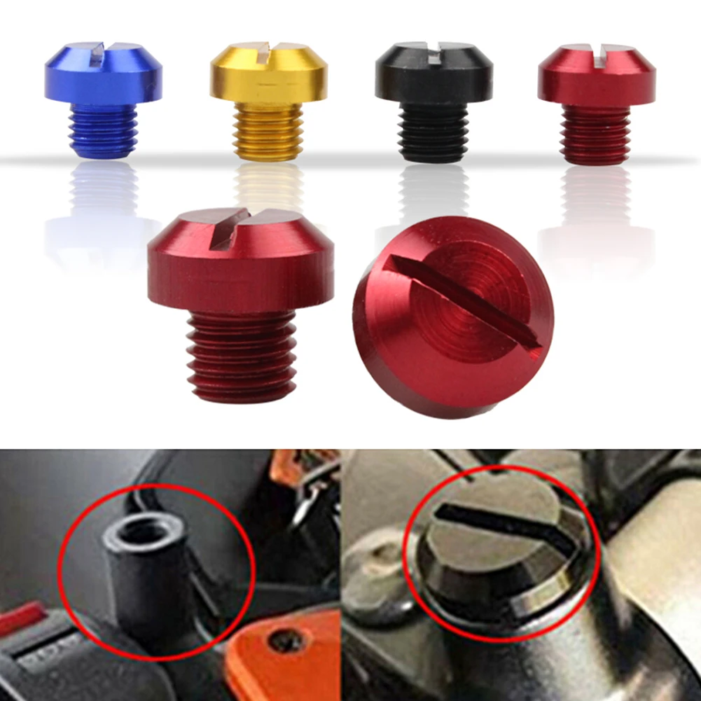 1Pair Aluminum Screws M10X1.25 Mirror Hole Plugs Bolts for Honda Yamaha Suzuki Kawasaki Motor Accessories Mirror Hole Plug
1Pair Aluminum Screws M10X1.25 Mirror Hole Plugs Bolts for Honda Yamaha Suzuki Kawasaki Motor Accessories Mirror Hole Plug