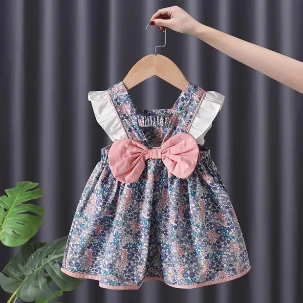 Girls baby cotton dresses new sweet baby kids children girls summer dress flowers fashion sleeveless princess dresses P4 515
Girls baby cotton dresses new sweet baby kids children girls summer dress flowers fashion sleeveless princess dresses P4 515