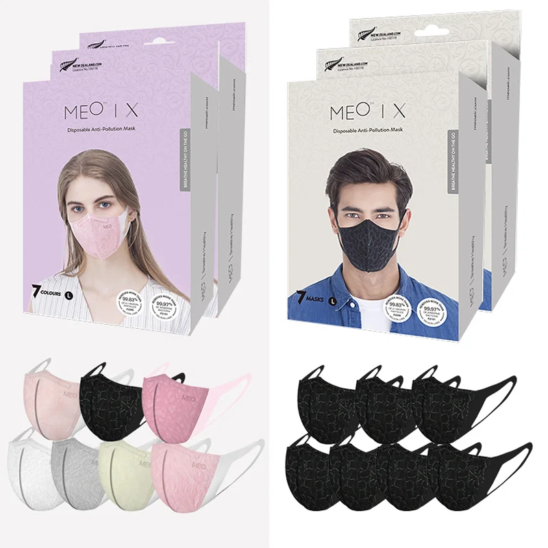 Новый товар Лицензионная модная маска MEO X пылезащитный дышащий фильтр PM0.1 легкая