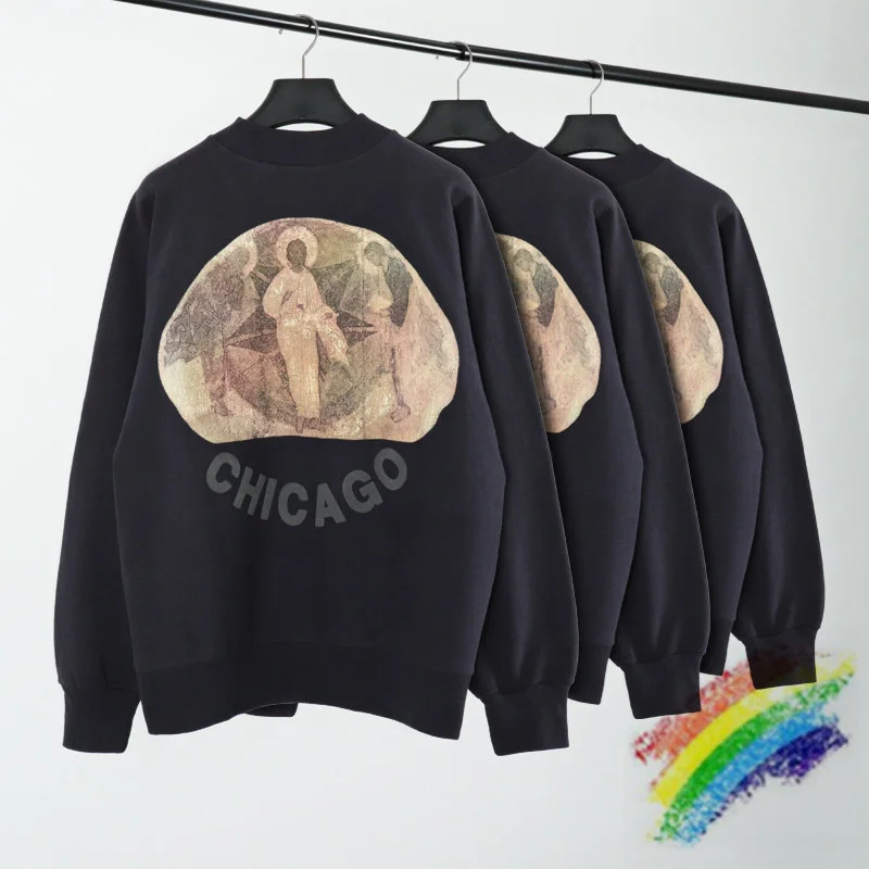 Foaming Printing Jesus is King Sweatshirts Men Women 1:1 Top Version Sunday Service Kanye West Crewneck
Foaming Printing Jesus is King Sweatshirts Men Women 1:1 Top Version Sunday Service Kanye West Crewneck