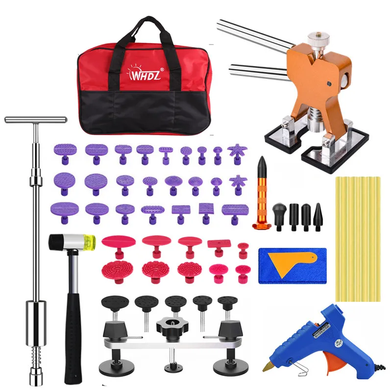 FUURIX PAINTLESS DENT REPAIR Toolskit CAR DENT PULLER KIT мостовой набор DENT LIFTER с 100 Вт термоплавким клеевым пистолетом
FUURIX PAINTLESS DENT REPAIR Toolskit CAR DENT PULLER KIT мостовой набор DENT LIFTER с 100 Вт термоплавким клеевым пистолетом