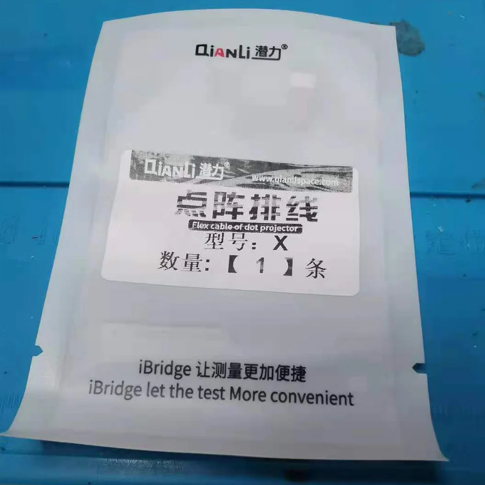 Original Qianli branded Flex cable of dot projector for iphone X 100% testing before delivery
Original Qianli branded Flex cable of dot projector for iphone X 100% testing before delivery