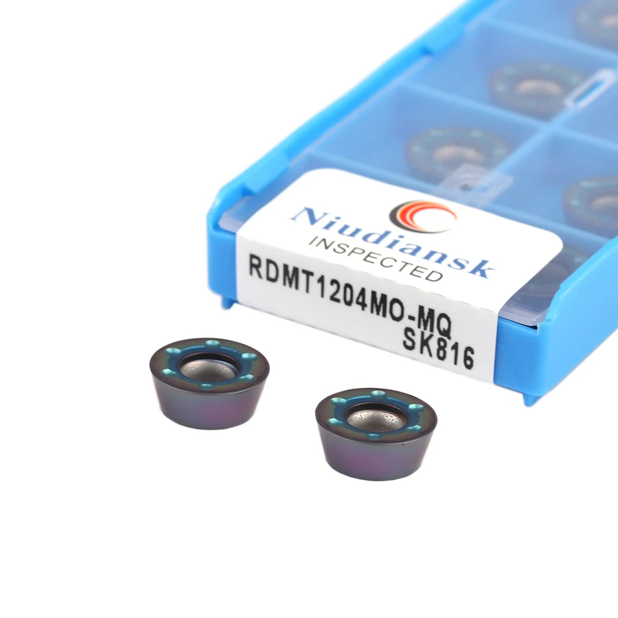 RDMT1204MO-MQ SK816 Milling Cutter Carbide Inserts CNC Lathe Tool Color Hardened Steel Blade RDMT1204 Milling Steel Turning Tool
RDMT1204MO-MQ SK816 Milling Cutter Carbide Inserts CNC Lathe Tool Color Hardened Steel Blade RDMT1204 Milling Steel Turning Tool