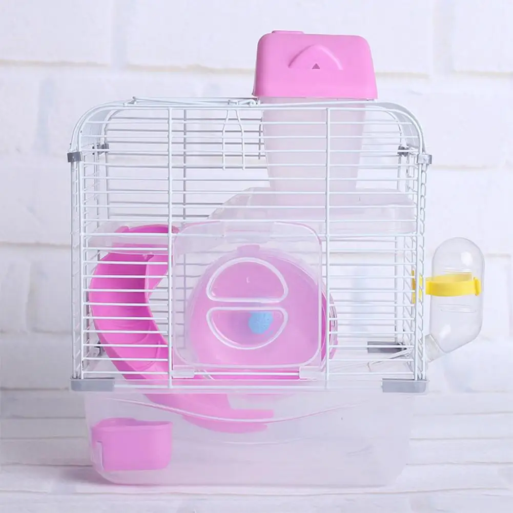 Small Pet Carrier Crystal Pet Cage Hamster Cottage Double Layer House for Hamster Golden Hamster
Small Pet Carrier Crystal Pet Cage Hamster Cottage Double Layer House for Hamster Golden Hamster