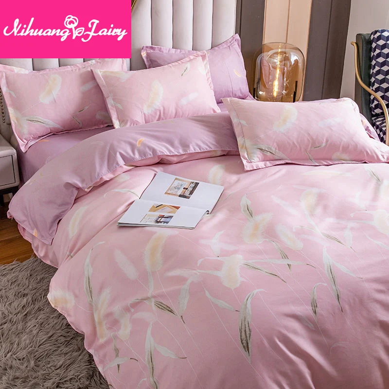 Scandinavian style four-piece soft washed cotton simple bed linen double duvet cover three-piece student dormitory bedding
Scandinavian style four-piece soft washed cotton simple bed linen double duvet cover three-piece student dormitory bedding