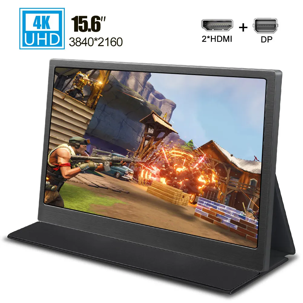 Портативный монитор 15 6 дюйма 4K MINIHD IPS ЖК экран для Xiaomi ноутбука игровых ноутбуков