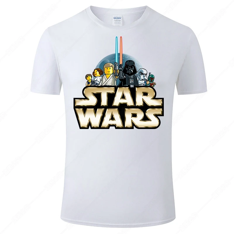 Star Wars T shirt Men Women Summer Fashion Casual Short Sleeved T-shirt For Cheap tshirt Vestidos Promotion Cool Tee J47 | Мужская