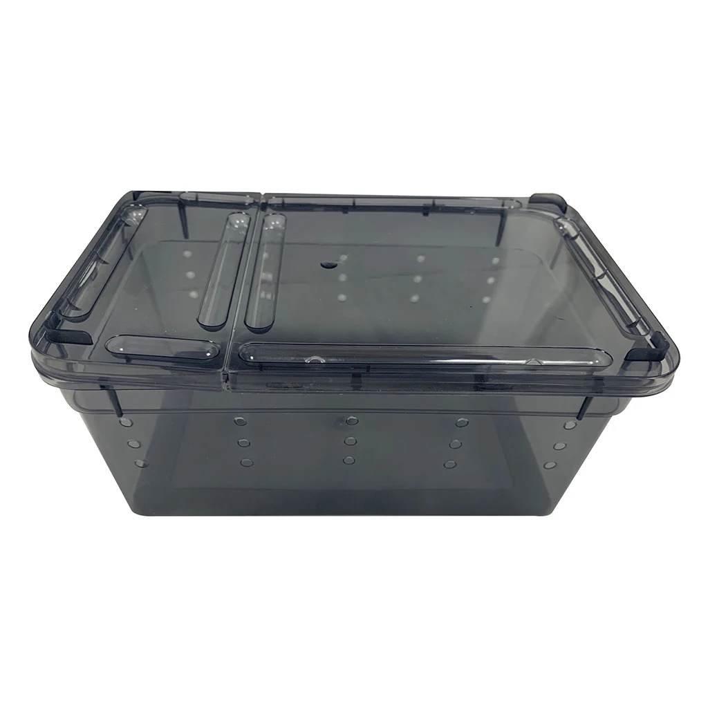 Pet Plastic Storage Case reptiles Breeding Box Feeding Hatching Container Black
Pet Plastic Storage Case reptiles Breeding Box Feeding Hatching Container Black