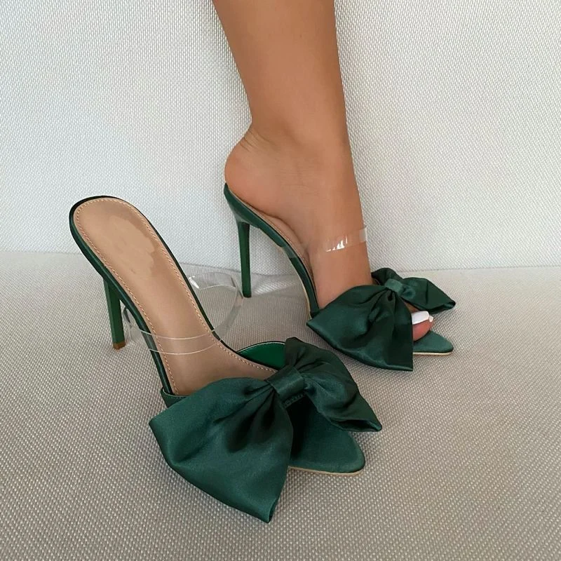 Sexy Fashion Silk Butterfly-Knot Patchwork PVC Shallow NEW 2021 Summer Head Peep Toe Stiletto High Heels Sandalias Mujer
Sexy Fashion Silk Butterfly-Knot Patchwork PVC Shallow NEW 2021 Summer Head Peep Toe Stiletto High Heels Sandalias Mujer