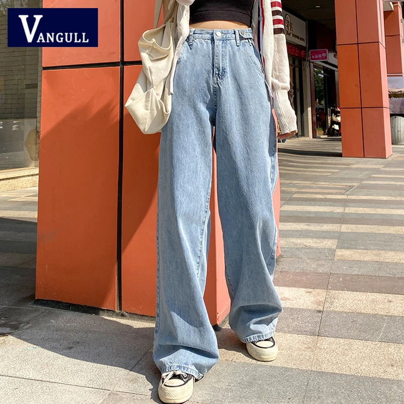 Vangull New Adjustable High Waist Woman Jeans Vintage Quality Loose Wide Leg Denim Trouses Streetwear Fashion Straight Pants
Vangull New Adjustable High Waist Woman Jeans Vintage Quality Loose Wide Leg Denim Trouses Streetwear Fashion Straight Pants