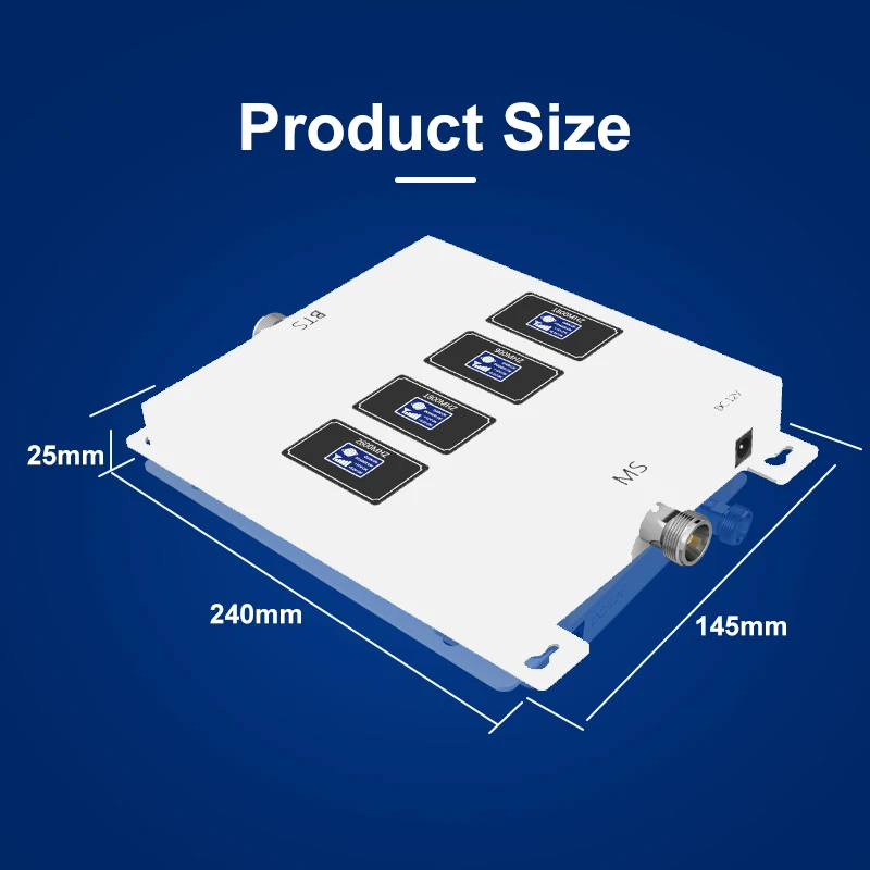 GOBOOST Four Band Cellular Amplifier 900 1800 2100 2600 Mhz Signal Booster 2G 3G 4G Lte Cell Phone Antenna Reapeater 70 Dbi set
GOBOOST Four Band Cellular Amplifier 900 1800 2100 2600 Mhz Signal Booster 2G 3G 4G Lte Cell Phone Antenna Reapeater 70 Dbi set