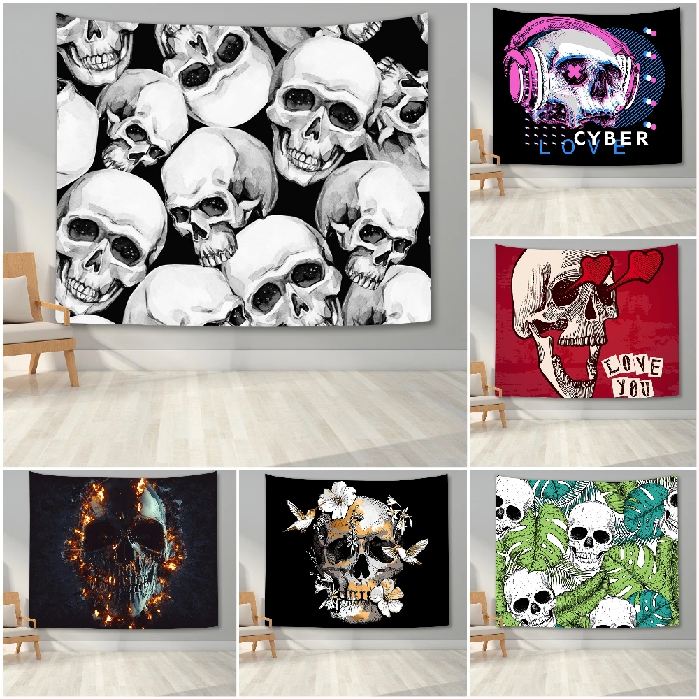 3D Skull Pattern Wall Hanging Tapestry Terrorist Style Wall Tapestry Blanket Bedroom Background Cloth For Home Dorm Office Decor
3D Skull Pattern Wall Hanging Tapestry Terrorist Style Wall Tapestry Blanket Bedroom Background Cloth For Home Dorm Office Decor