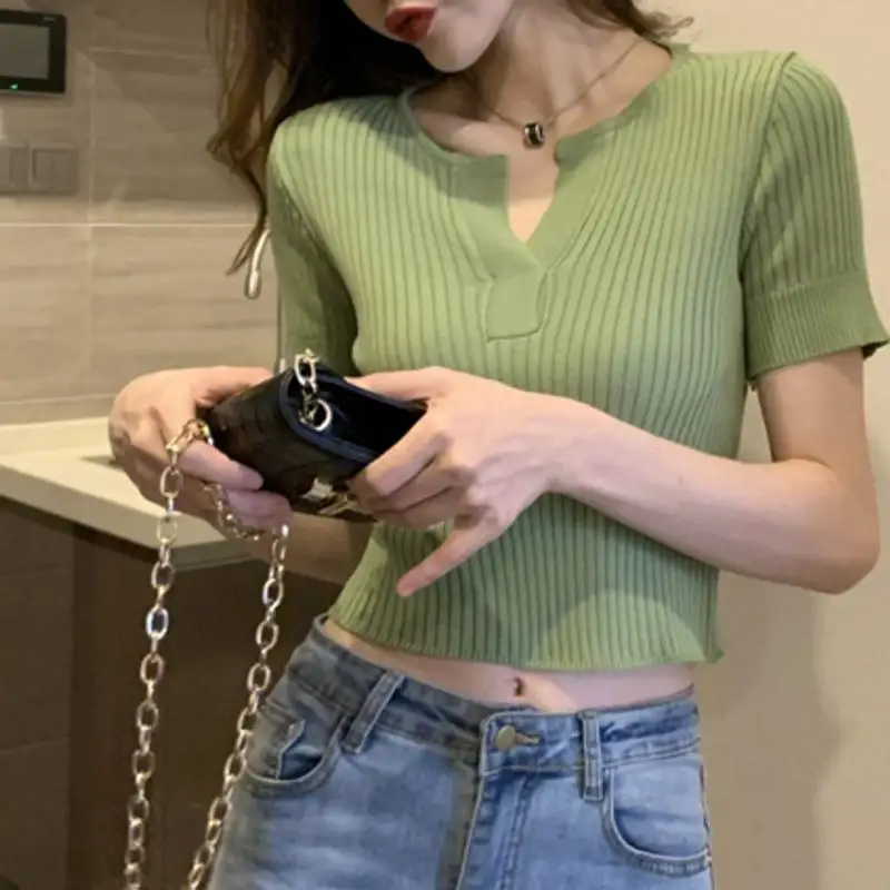 v Neck Ladies Knitted Top Female Kawaii Y2k Summer Women's Clothing 2021 Pullover Slim Sweaters For Women Fashion Sweetshirts
v Neck Ladies Knitted Top Female Kawaii Y2k Summer Women's Clothing 2021 Pullover Slim Sweaters For Women Fashion Sweetshirts