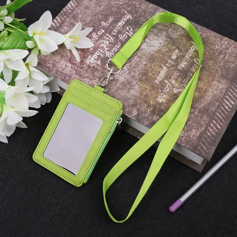 Leather ID Badge Cards Holder Lanyard Credit Card Case Business Organizer Bag N7MF
Leather ID Badge Cards Holder Lanyard Credit Card Case Business Organizer Bag N7MF