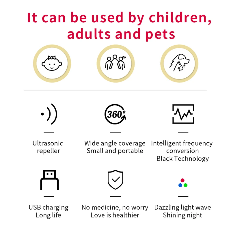 Pet Ultrasonic Lice Repellent Remover for Flea And Tick Collar For Dogs Cats Ultrasonic Flea Tick And Lice Pest Control Products
Pet Ultrasonic Lice Repellent Remover for Flea And Tick Collar For Dogs Cats Ultrasonic Flea Tick And Lice Pest Control Products