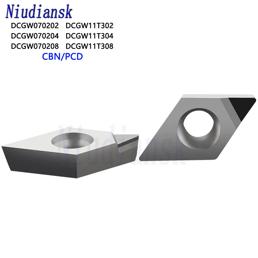 DCGW070204 DCGW11T304 Алмазный токарный станок с ЧПУ CBN PCD серия DCGW высокопрочный резец