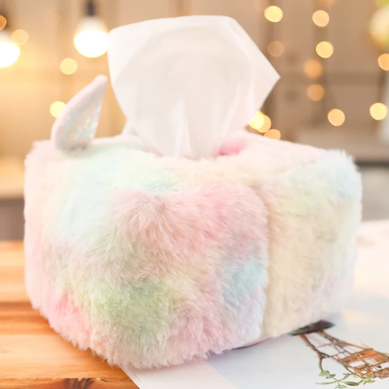 Creative Cute Unicorn Plush Tissue Box Durable Home Car Hotel Home Sofa Paper Tissue Holder Napkin Case Pouch Kids Toys Gifts
Creative Cute Unicorn Plush Tissue Box Durable Home Car Hotel Home Sofa Paper Tissue Holder Napkin Case Pouch Kids Toys Gifts