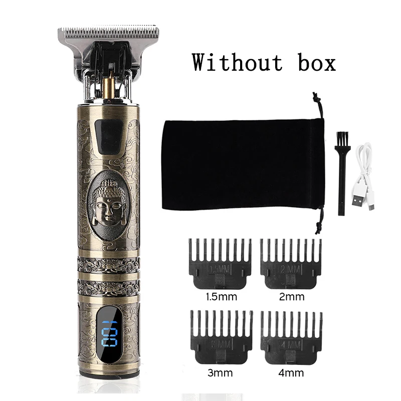 Electric trimmer T Bald Head Hair Clipper clippers barber Rechargeable hair trimmer Vintage Cordless Haircut Men Cutter Shaver
Electric trimmer T Bald Head Hair Clipper clippers barber Rechargeable hair trimmer Vintage Cordless Haircut Men Cutter Shaver