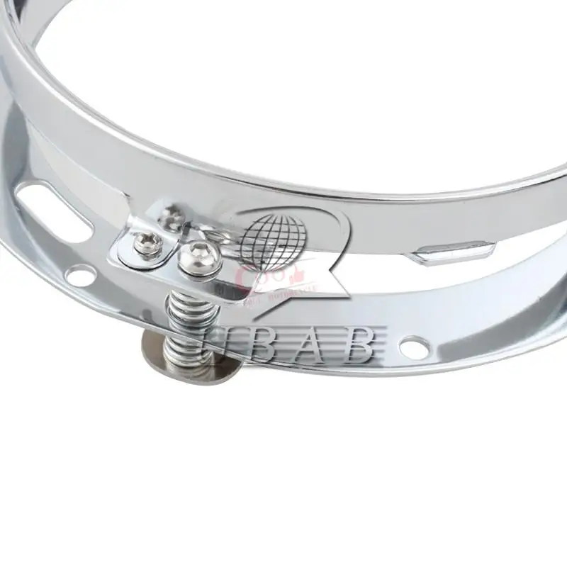 7 Inch Chrome Round LED Headlight Adapter Mounting Ring Bracket for Harley Davidson Touring Softail FLD Jeep Wrangler JK
7 Inch Chrome Round LED Headlight Adapter Mounting Ring Bracket for Harley Davidson Touring Softail FLD Jeep Wrangler JK