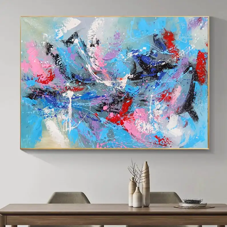 Large Oil Painting Original Modern Abstract Texture Wall Art Contemporary Art Interior Design Wall Art Splatter Action Art
Large Oil Painting Original Modern Abstract Texture Wall Art Contemporary Art Interior Design Wall Art Splatter Action Art