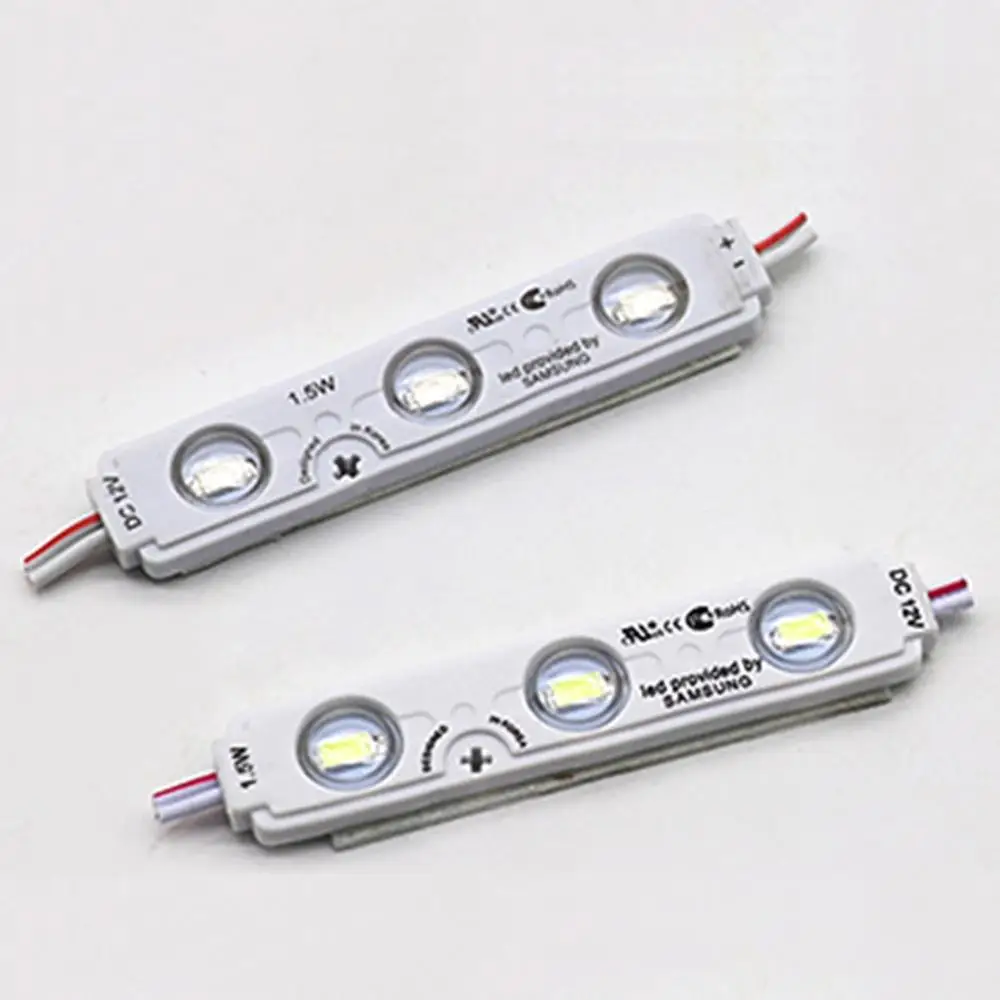 LED Module light 1.5W 5730 3LED Module waterproof 12V advertising light SAMSUNG chip Led Sign Backlight Channel white
LED Module light 1.5W 5730 3LED Module waterproof 12V advertising light SAMSUNG chip Led Sign Backlight Channel white