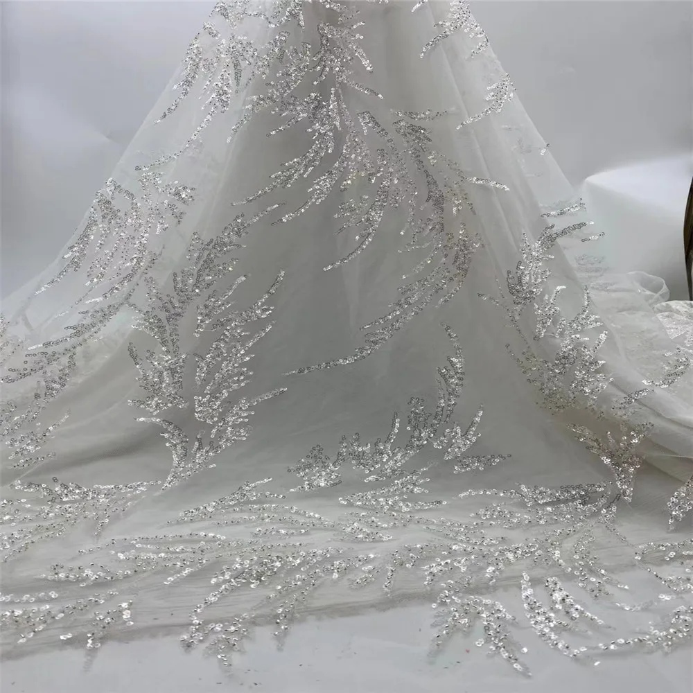 African Lace Fabric 2021 High Quality Lace Embroidered Nigerian Hand-Made Sequin Lace Fabrics French Tulle Lace Fabric
African Lace Fabric 2021 High Quality Lace Embroidered Nigerian Hand-Made Sequin Lace Fabrics French Tulle Lace Fabric