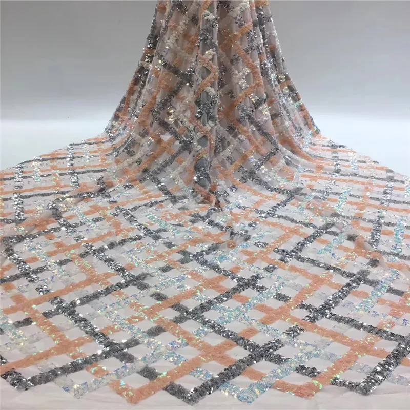 Madison African Sequins French Lace Fabric High Quality Embroidery Elegant French African Nigerian Latest Design 2020 New Style
Madison African Sequins French Lace Fabric High Quality Embroidery Elegant French African Nigerian Latest Design 2020 New Style