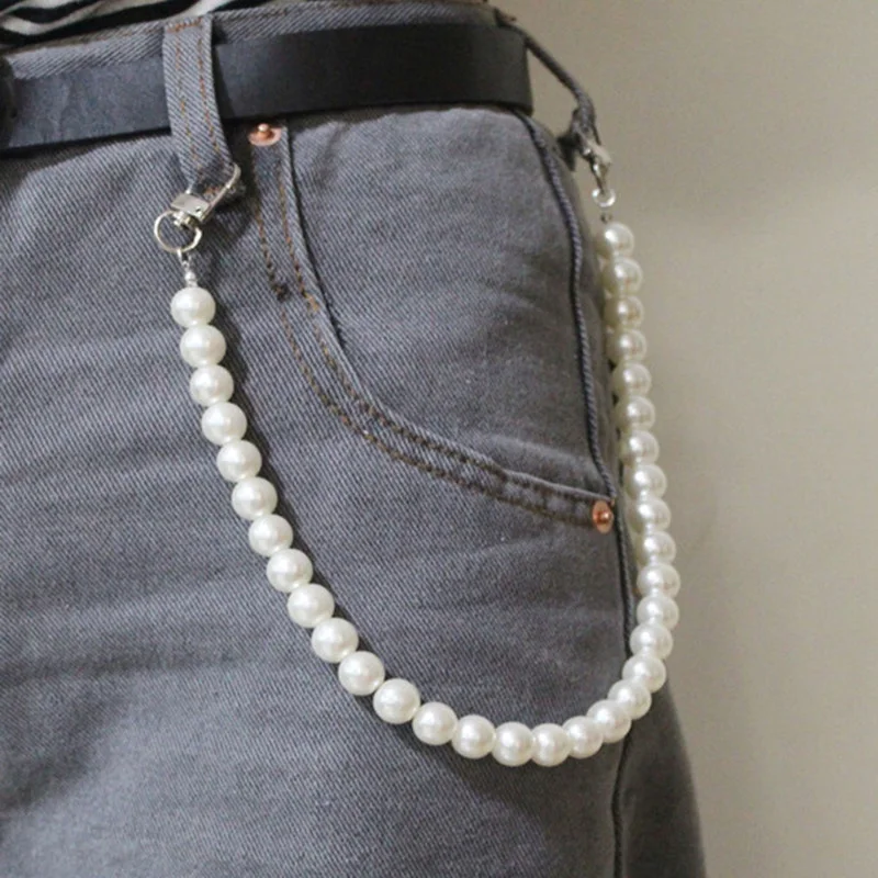 New Fashion Imitation Pearl Pants Waist Chain Luxury Fashion Chain Jeans Youth Girl Street Punk Hip Hop Decoration Jewelry
New Fashion Imitation Pearl Pants Waist Chain Luxury Fashion Chain Jeans Youth Girl Street Punk Hip Hop Decoration Jewelry