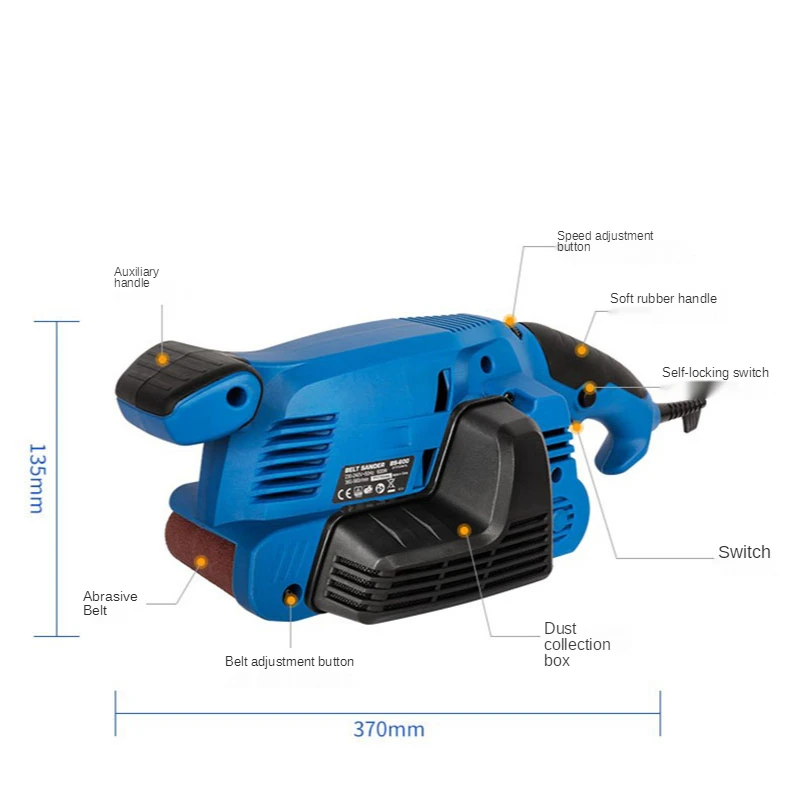 220V Electric Portable Multifunction Abrasive Belt Polishing Sanding Machine Woodworking Flip Grinder Belt Sander Rust Remover 3 
220V Electric Portable Multifunction Abrasive Belt Polishing Sanding Machine Woodworking Flip Grinder Belt Sander Rust Remover 3