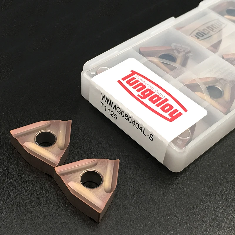 10pcs WNMG080404 L S T1125 High Quality Carbide Inserts External Turning Tool WNMG 080404 CNC Lathe Tools For Stainless Steel
10pcs WNMG080404 L S T1125 High Quality Carbide Inserts External Turning Tool WNMG 080404 CNC Lathe Tools For Stainless Steel