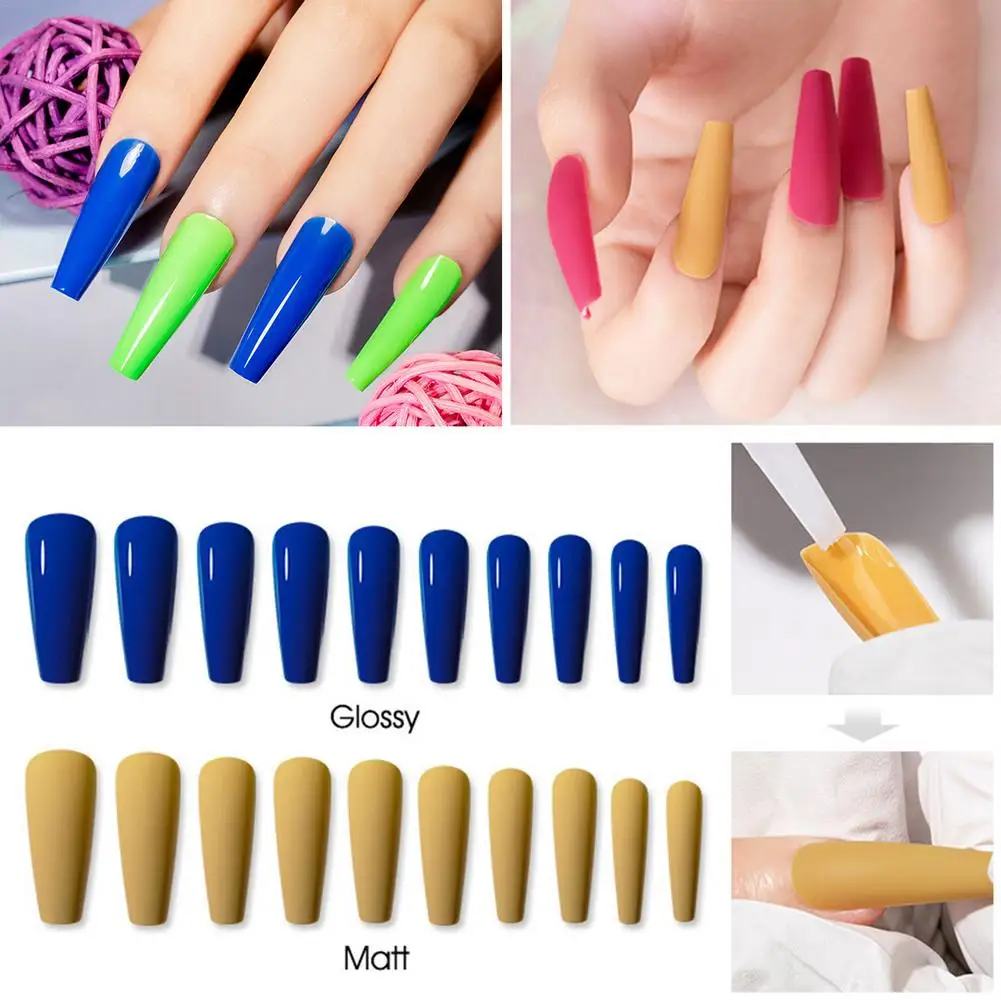 Colorful False Nails Long Full Square Artificial Fake Nail Full Cover Acrylic Nails Matte False Nail Kit
Colorful False Nails Long Full Square Artificial Fake Nail Full Cover Acrylic Nails Matte False Nail Kit