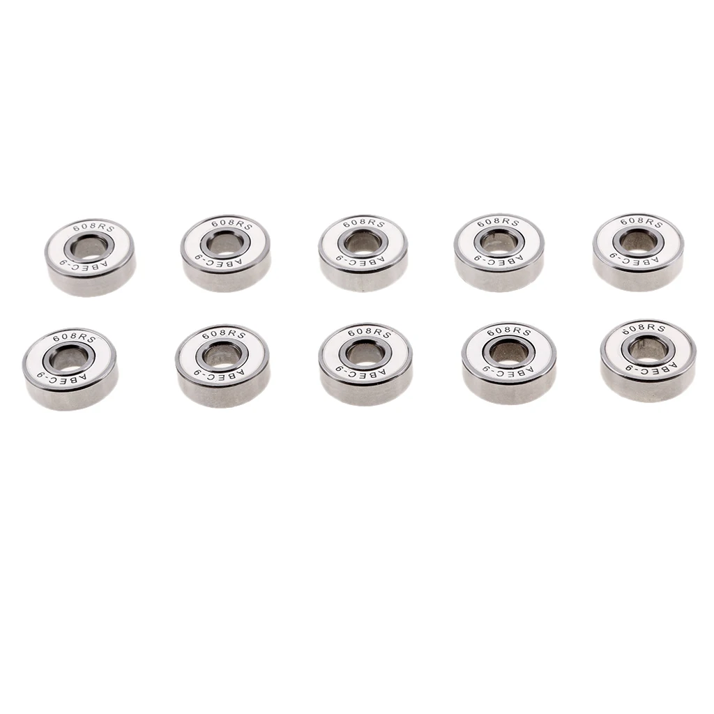 10 Pieces ABEC-9 608RS Roller Skate Wheel Bearings Seal Ball Bearings Scooter Hockey Shoes Bearings
10 Pieces ABEC-9 608RS Roller Skate Wheel Bearings Seal Ball Bearings Scooter Hockey Shoes Bearings