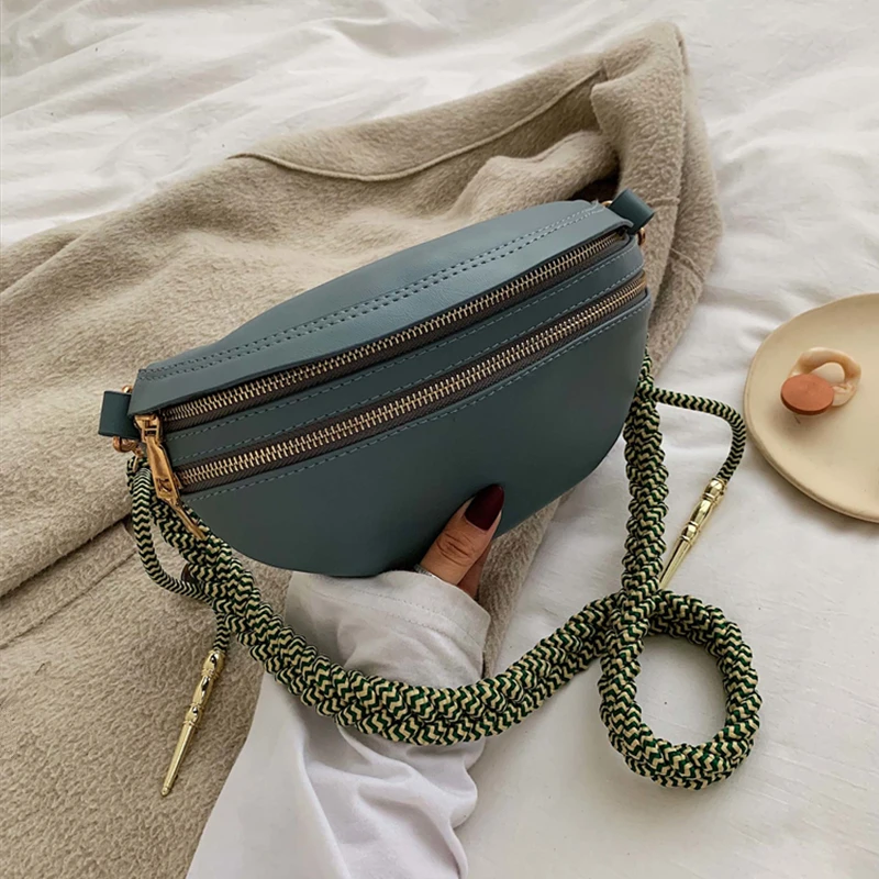 Burminsa Braided Strap Small Chest Bags For Women Double Zipper Brand Designer Girls Crossbody Bags PU Leather Phone Sling Purse
Burminsa Braided Strap Small Chest Bags For Women Double Zipper Brand Designer Girls Crossbody Bags PU Leather Phone Sling Purse