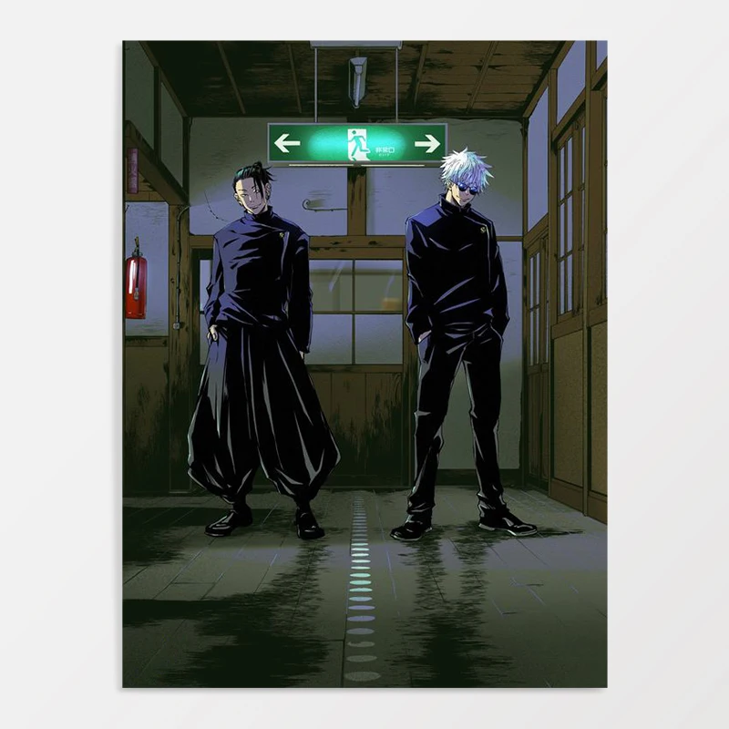 Wall Art Jujutsu Kaisen Canvas Painting HD Print Gojo Satoru and Geto Suguru Poster Home Decor Living Room Modular Anime Picture
Wall Art Jujutsu Kaisen Canvas Painting HD Print Gojo Satoru and Geto Suguru Poster Home Decor Living Room Modular Anime Picture