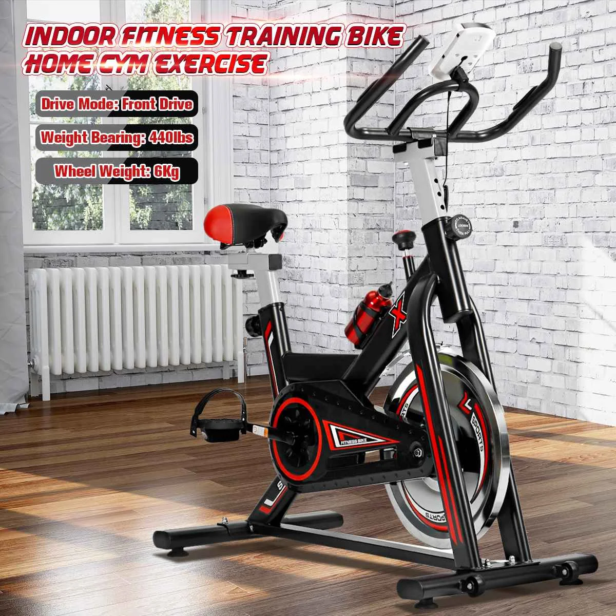 Spinning Cycling Magnetic Exercise Bike Fitness Sports Home GYM Equipment Smart Mute Indoor Bodybuilding Workout Bicycle
Spinning Cycling Magnetic Exercise Bike Fitness Sports Home GYM Equipment Smart Mute Indoor Bodybuilding Workout Bicycle