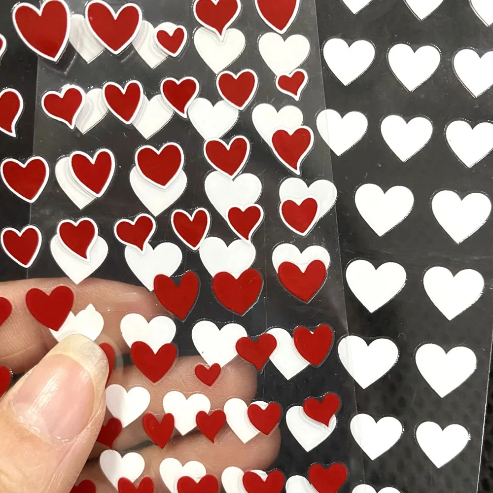 Love Heart 3d Nail Sticker For Nail Art Foil Cute Simple Loving Heart Geometry Pattern Fashion Salon Manicure Sticker Multicolor
Love Heart 3d Nail Sticker For Nail Art Foil Cute Simple Loving Heart Geometry Pattern Fashion Salon Manicure Sticker Multicolor