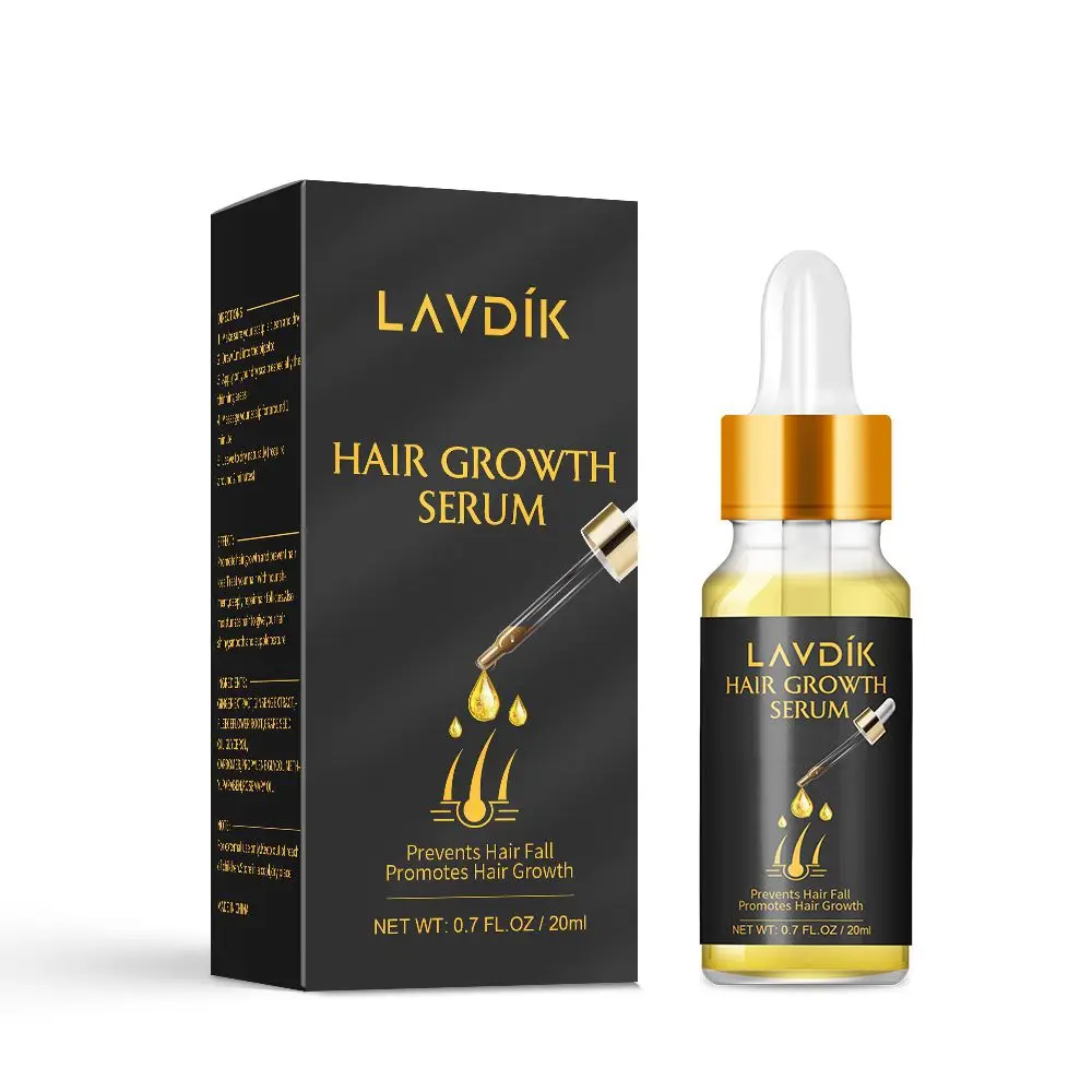 LAVDIK Fast Hair Growth Serum 20ML Damaged Hair Repairing Essential Oil Anti Hair Lose Hair Care Conditioner TSLM1
LAVDIK Fast Hair Growth Serum 20ML Damaged Hair Repairing Essential Oil Anti Hair Lose Hair Care Conditioner TSLM1