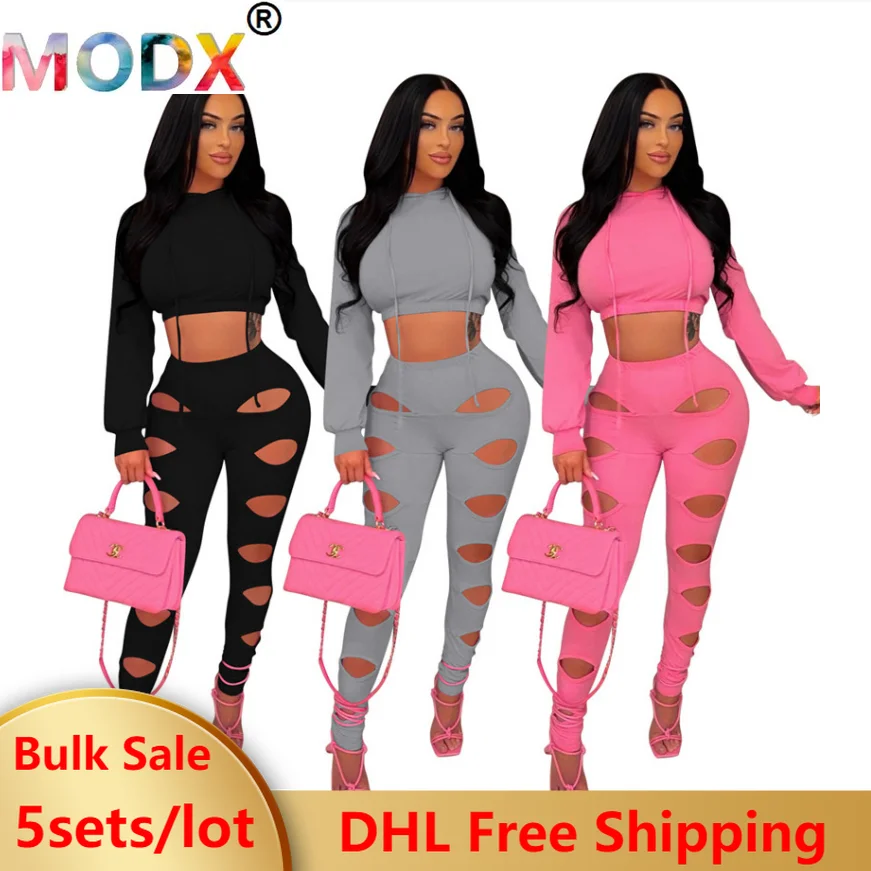 Sexy Two 2 Piece Sets Outfits Long Sleece Women Tracksuit Hoodies Hollow Out Pants Solid Trousers Suit Fall Female Clothes 6866
Sexy Two 2 Piece Sets Outfits Long Sleece Women Tracksuit Hoodies Hollow Out Pants Solid Trousers Suit Fall Female Clothes 6866