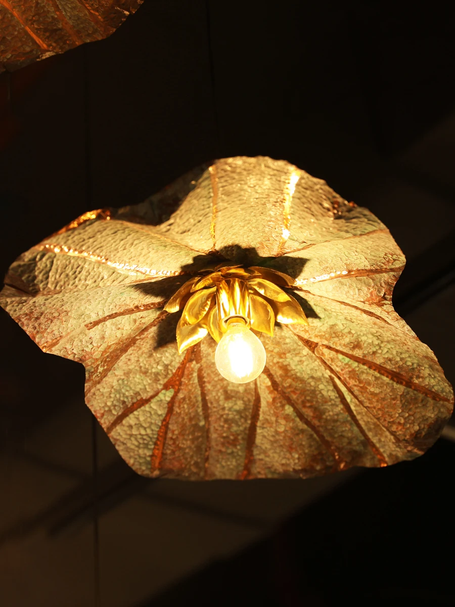 Lamps Thailand Chandelier Thai Style Copper Lotus Leaf Villa Stairs Restaurant Lighting Retro
Lamps Thailand Chandelier Thai Style Copper Lotus Leaf Villa Stairs Restaurant Lighting Retro